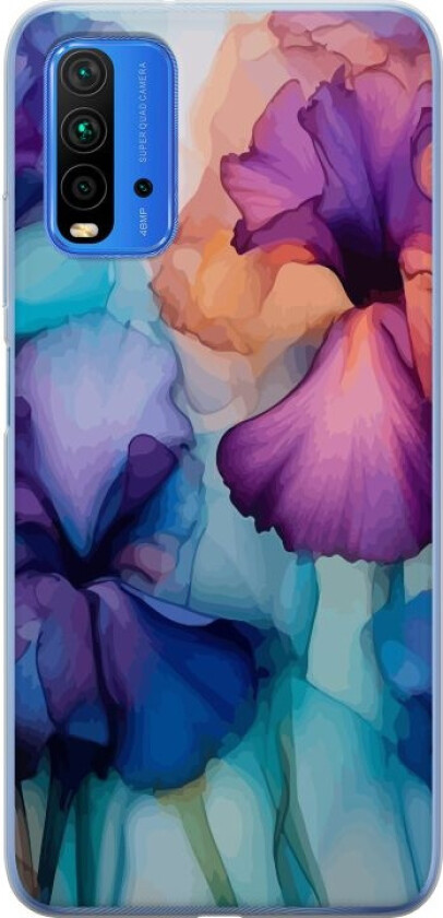 Mobildeksel til Xiaomi Redmi Note 9 4G med Magiske blomster motiv