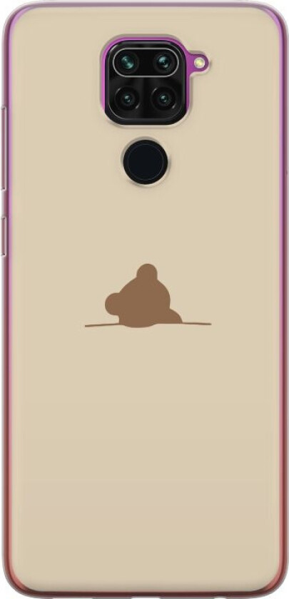 Mobildeksel til Xiaomi Redmi Note 9 med Nalle motiv