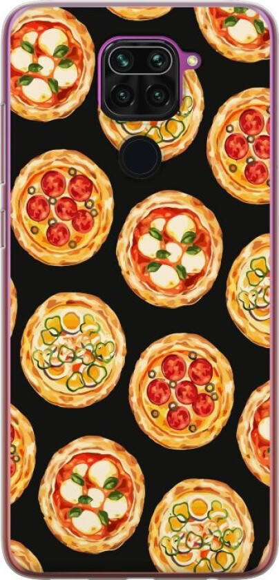 Mobildeksel til Xiaomi Redmi Note 9 med Pizza motiv