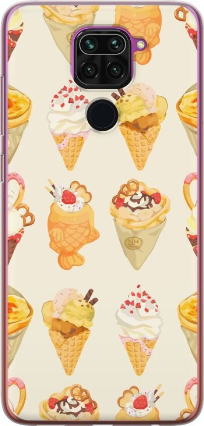 Mobildeksel til Xiaomi Redmi Note 9 med Glassig motiv