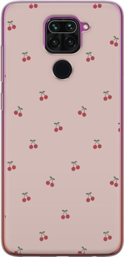 Mobildeksel til Xiaomi Redmi Note 9 med Kirsebær motiv