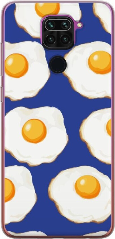 Mobildeksel til Xiaomi Redmi Note 9 med Stekte egg motiv