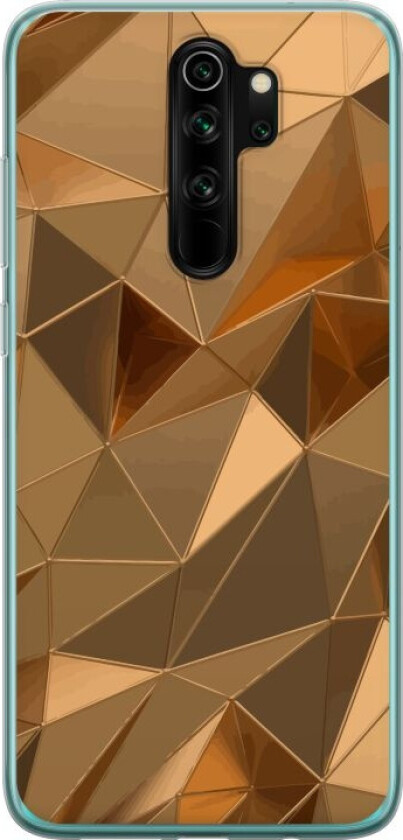 Mobildeksel til Xiaomi Redmi Note 8 Pro med 3D Gull motiv
