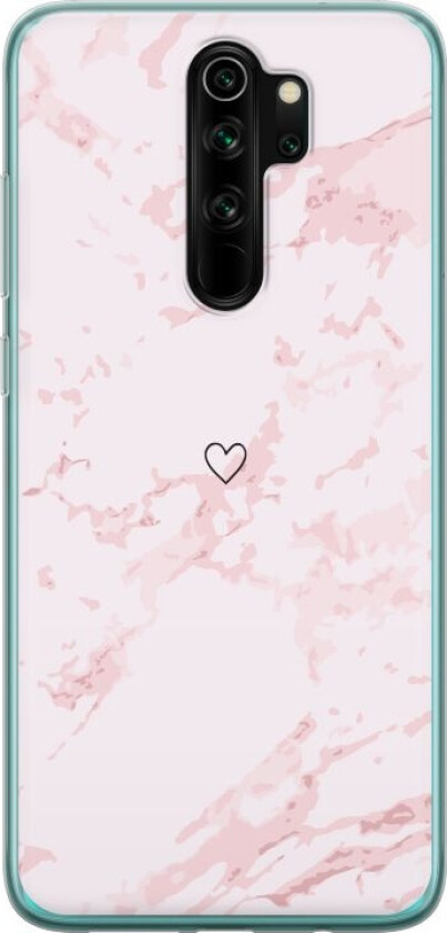 Mobildeksel til Xiaomi Redmi Note 8 Pro med Rosa Hjerte motiv