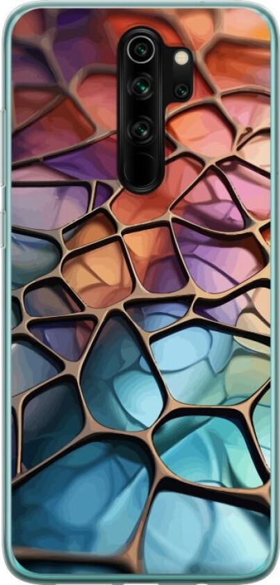 Mobildeksel til Xiaomi Redmi Note 8 Pro med Metalliskt mønster motiv