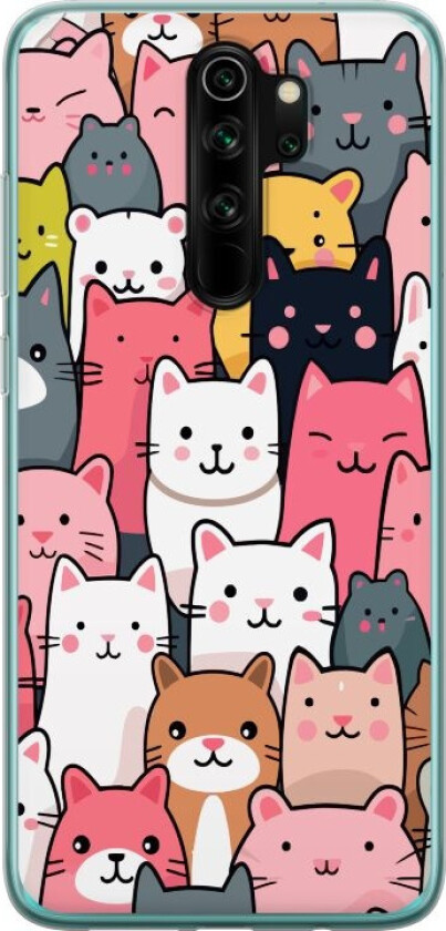 Mobildeksel til Xiaomi Redmi Note 8 Pro med Kattmønster motiv