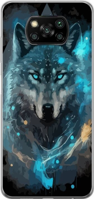 Mobildeksel til Xiaomi Poco X3 NFC med Ulve motiv