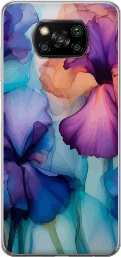 Mobildeksel til Xiaomi Poco X3 NFC med Magiske blomster motiv