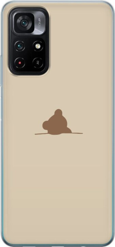 Mobildeksel til Xiaomi Poco M4 Pro 5G med Nalle motiv