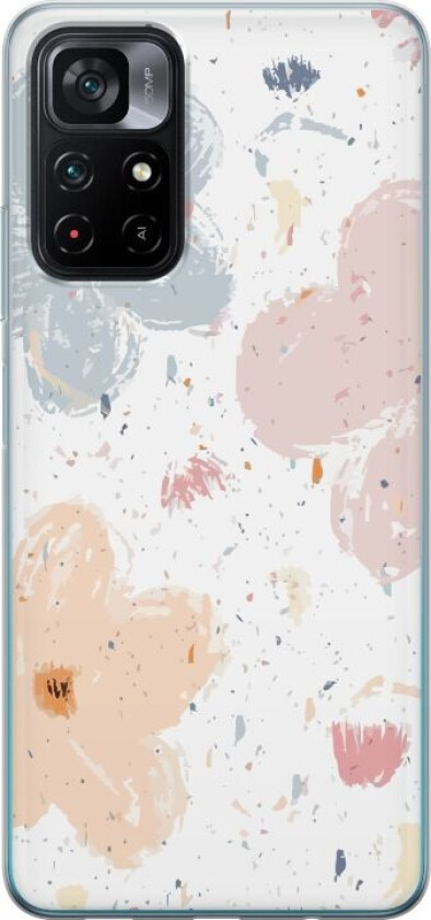 Mobildeksel til Xiaomi Poco M4 Pro 5G med Blomster motiv
