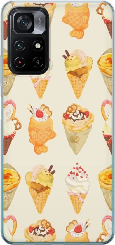 Mobildeksel til Xiaomi Poco M4 Pro 5G med Glassig motiv