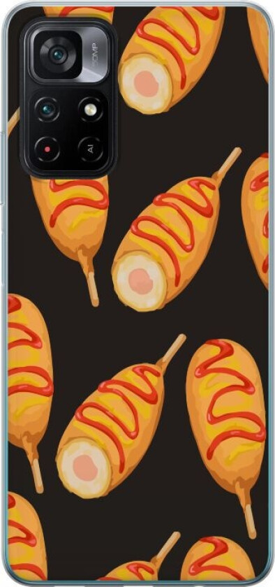 Mobildeksel til Xiaomi Poco M4 Pro 5G med Kyllinglår motiv