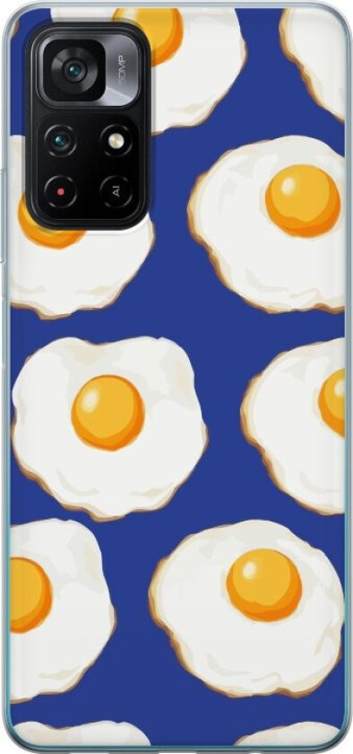 Mobildeksel til Xiaomi Poco M4 Pro 5G med Stekte egg motiv