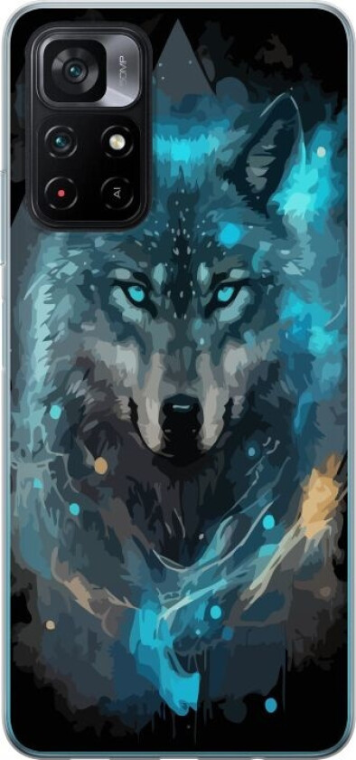 Mobildeksel til Xiaomi Poco M4 Pro 5G med Ulve motiv