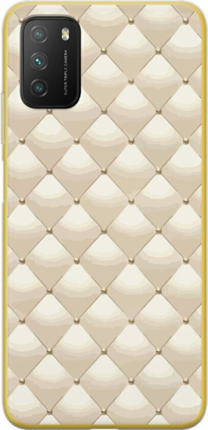 Mobildeksel til Xiaomi Poco M3 med Gullglans motiv