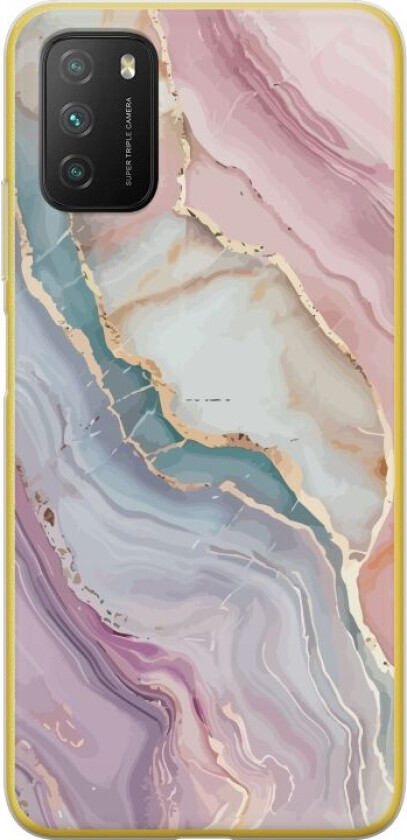 Mobildeksel til Xiaomi Poco M3 med Marmor motiv