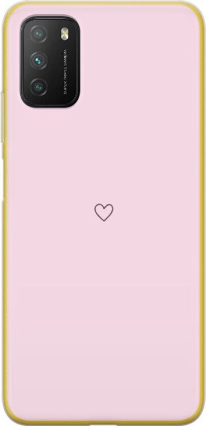 Mobildeksel til Xiaomi Poco M3 med Hjerte motiv