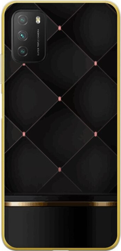 Mobildeksel til Xiaomi Poco M3 med Luksuslinje motiv