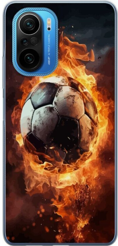 Mobildeksel til Xiaomi Poco F3 med Fotball motiv