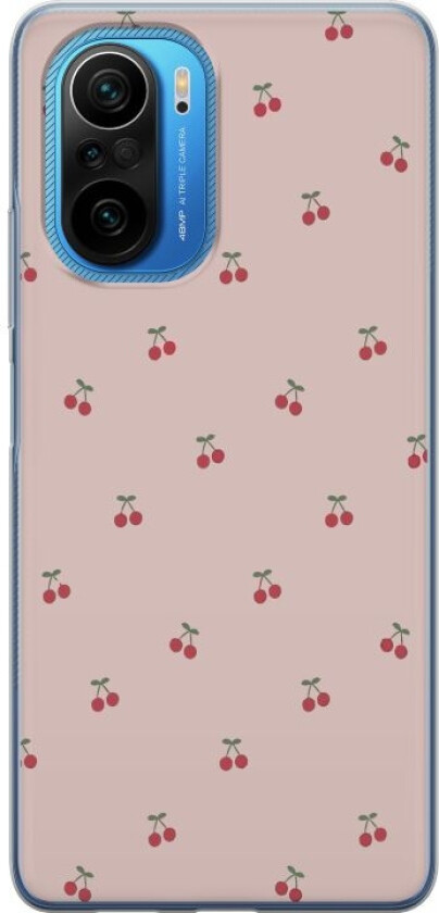 Mobildeksel til Xiaomi Poco F3 med Kirsebær motiv