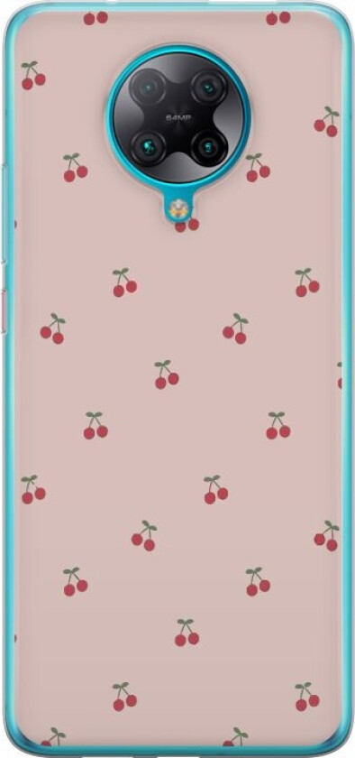 Mobildeksel til Xiaomi Poco F2 Pro med Kirsebær motiv
