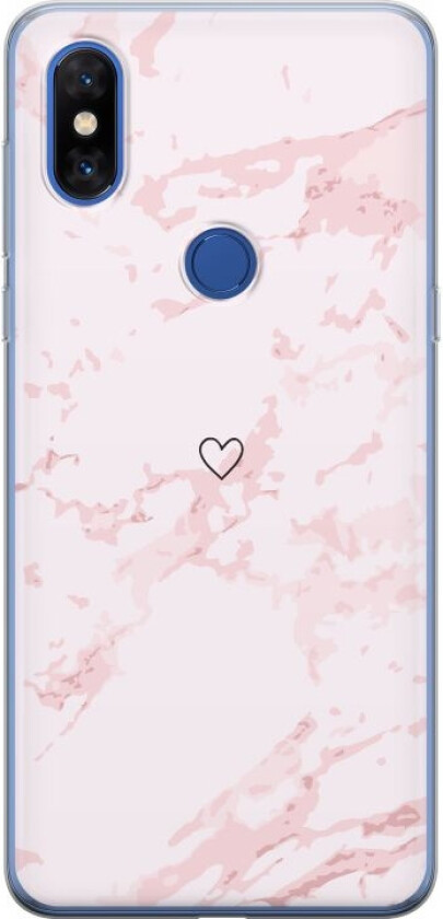 Mobildeksel til Xiaomi Mi Mix 3 med Rosa Hjerte motiv