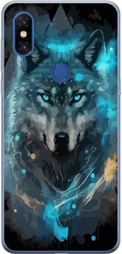 Mobildeksel til Xiaomi Mi Mix 3 med Ulve motiv