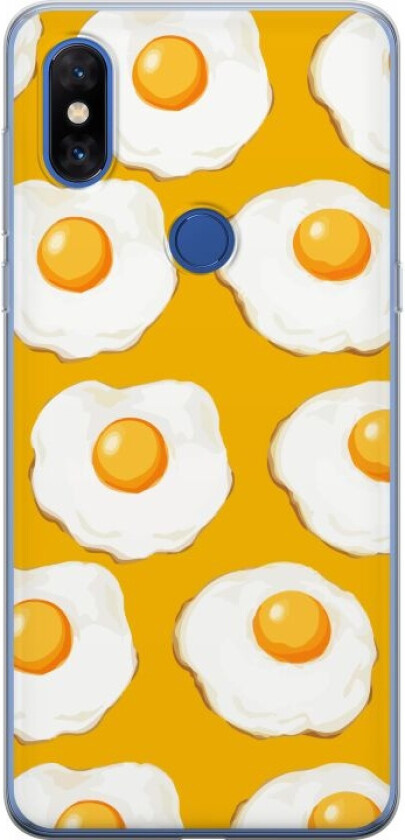 Mobildeksel til Xiaomi Mi Mix 3 med Stekt egg motiv