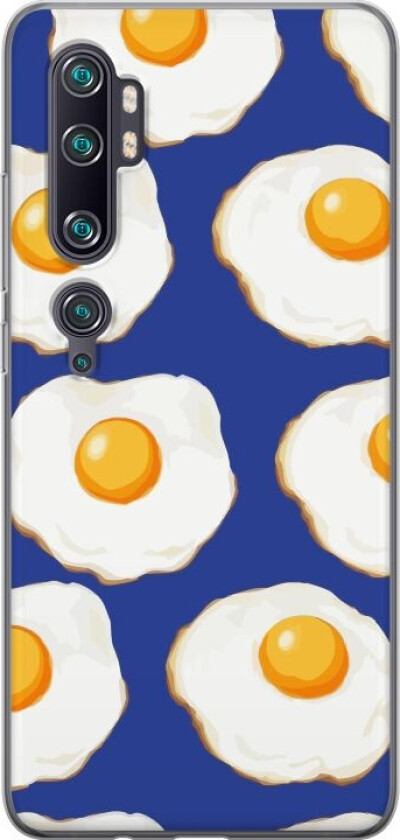 Mobildeksel til Xiaomi Mi Note 10 Pro med Stekte egg motiv