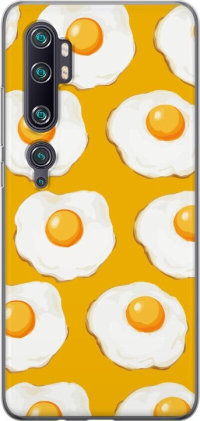 Mobildeksel til Xiaomi Mi Note 10 Pro med Stekt egg motiv