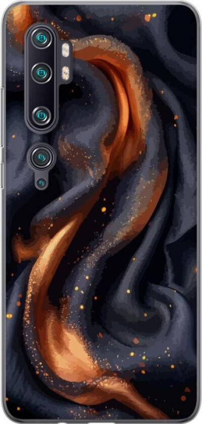 Mobildeksel til Xiaomi Mi Note 10 Pro med Brennende silke motiv