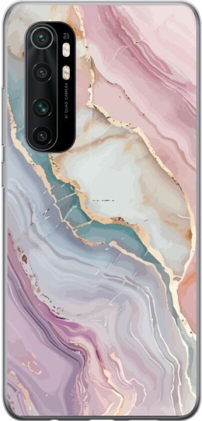 Mobildeksel til Xiaomi Mi Note 10 Lite med Marmor motiv
