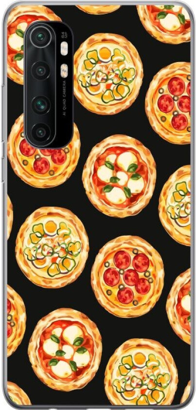 Mobildeksel til Xiaomi Mi Note 10 Lite med Pizza motiv