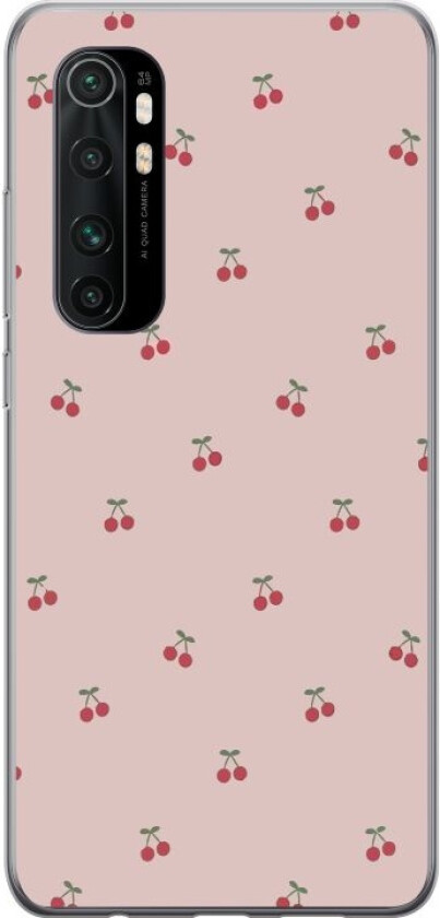 Mobildeksel til Xiaomi Mi Note 10 Lite med Kirsebær motiv