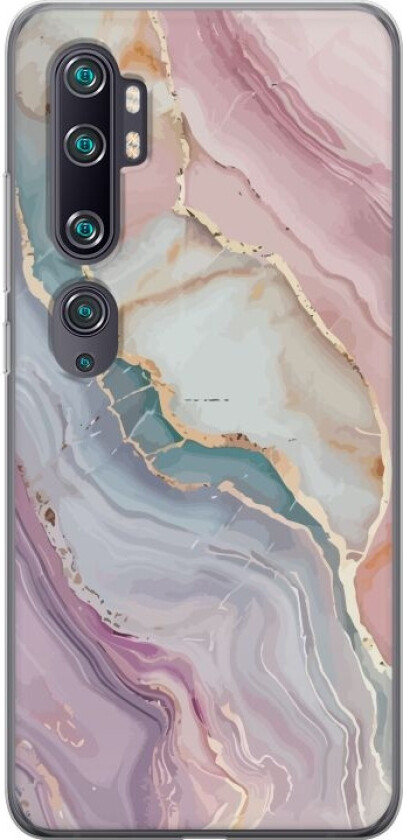Mobildeksel til Xiaomi Mi Note 10 med Marmor motiv
