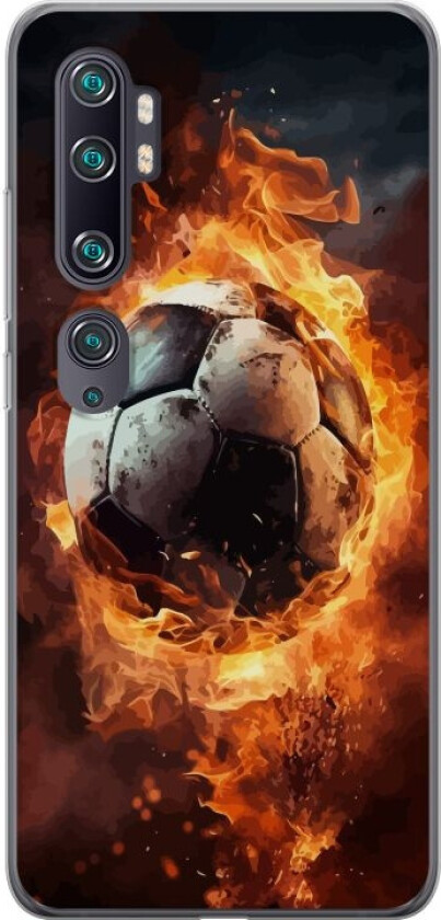 Mobildeksel til Xiaomi Mi Note 10 med Fotball motiv