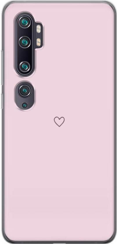 Mobildeksel til Xiaomi Mi Note 10 med Hjerte motiv
