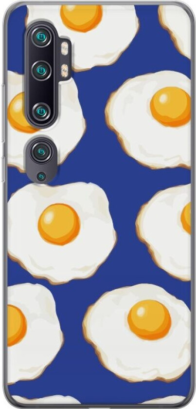 Mobildeksel til Xiaomi Mi Note 10 med Stekte egg motiv