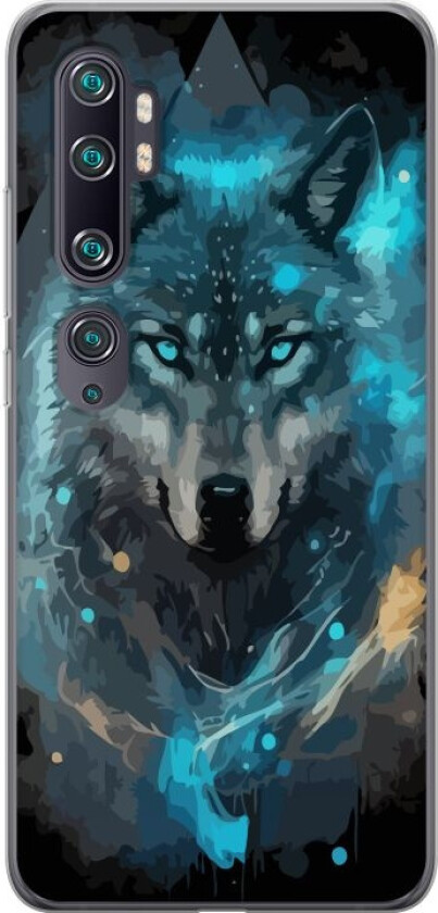 Mobildeksel til Xiaomi Mi Note 10 med Ulve motiv