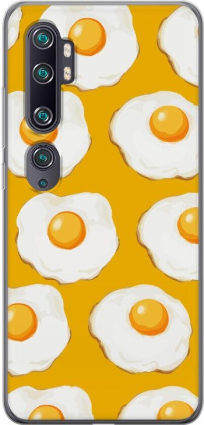 Mobildeksel til Xiaomi Mi Note 10 med Stekt egg motiv