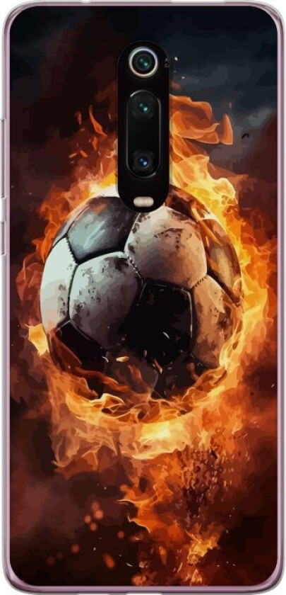 Mobildeksel til Xiaomi Mi 9T Pro med Fotball motiv