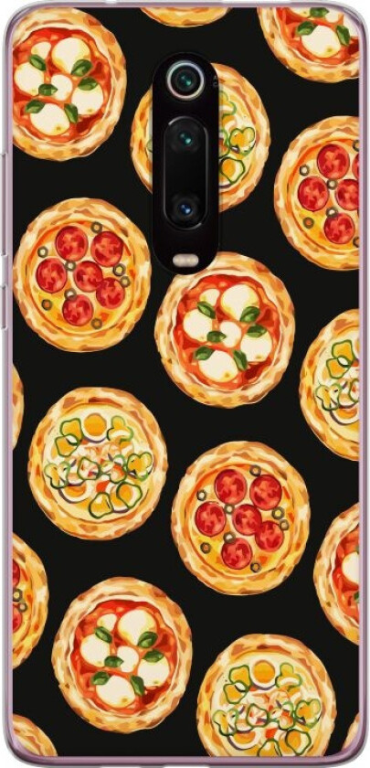 Mobildeksel til Xiaomi Mi 9T Pro med Pizza motiv