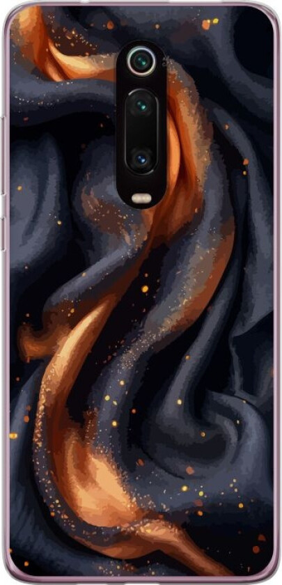 Mobildeksel til Xiaomi Mi 9T Pro med Brennende silke motiv