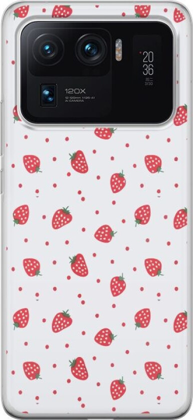 Mobildeksel til Xiaomi Mi 11 Ultra med Jordbær motiv