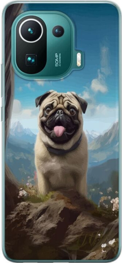 Mobildeksel til Xiaomi Mi 11 Pro med Glad Hund motiv