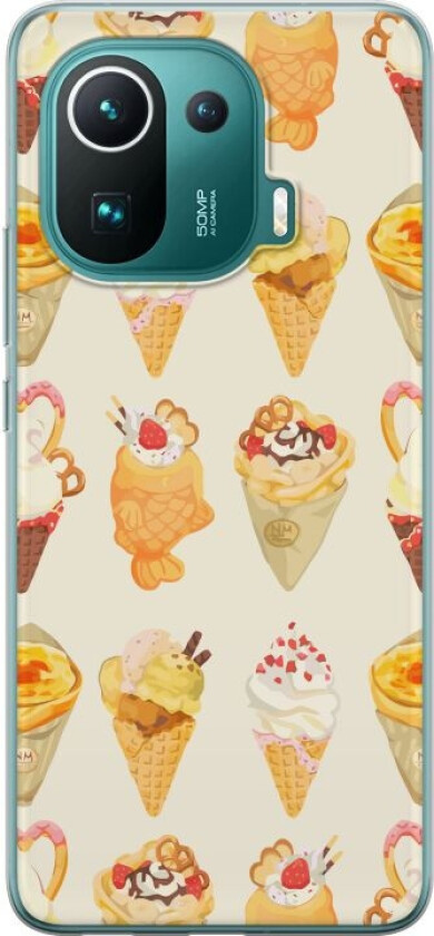 Mobildeksel til Xiaomi Mi 11 Pro med Glassig motiv