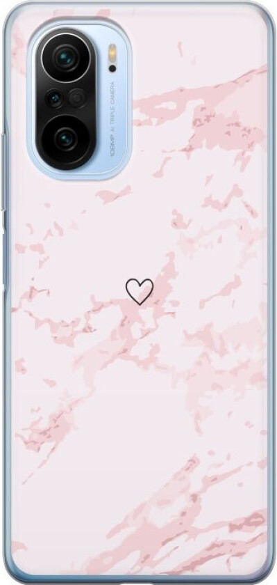 Mobildeksel til Xiaomi Mi 11i med Rosa Hjerte motiv