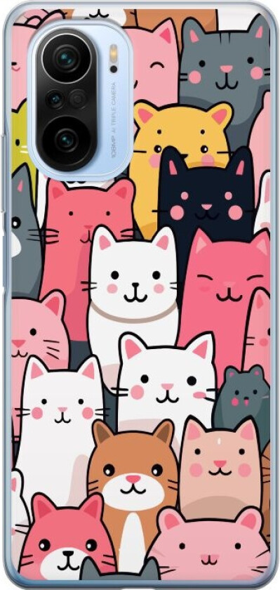 Mobildeksel til Xiaomi Mi 11i med Kattmønster motiv