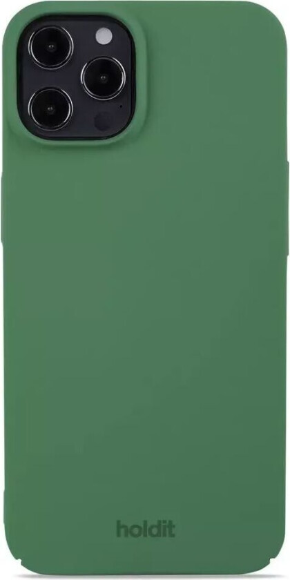 Holdit iPhone 12 / 12 Pro Slim Plast Deksel - Forest Green