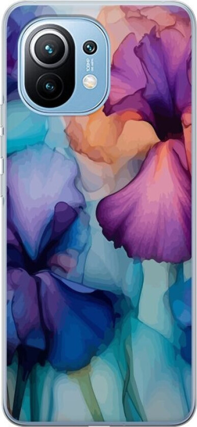 Mobildeksel til Xiaomi Mi 11 med Magiske blomster motiv